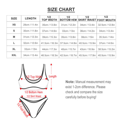 Custom Women's Bikini Swimsuit – Design Your Own