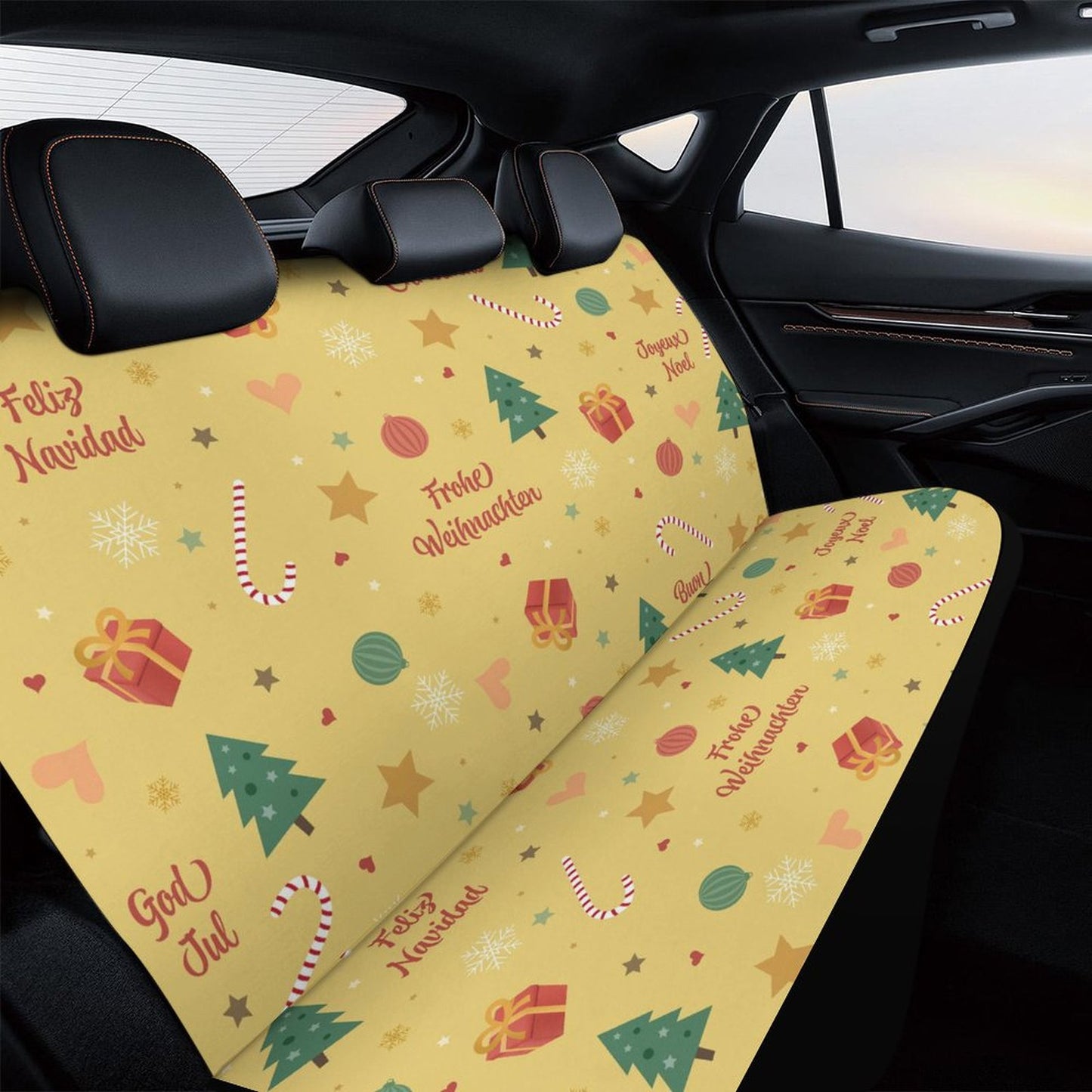 Custom Car Rear Seat Cover – Design Your Own