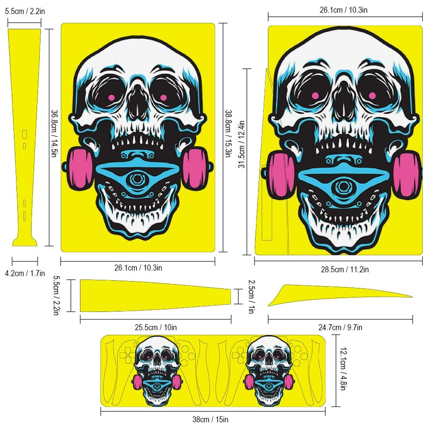 Custom PS5 Console Sticker (Disc Edition) – Design Your Own