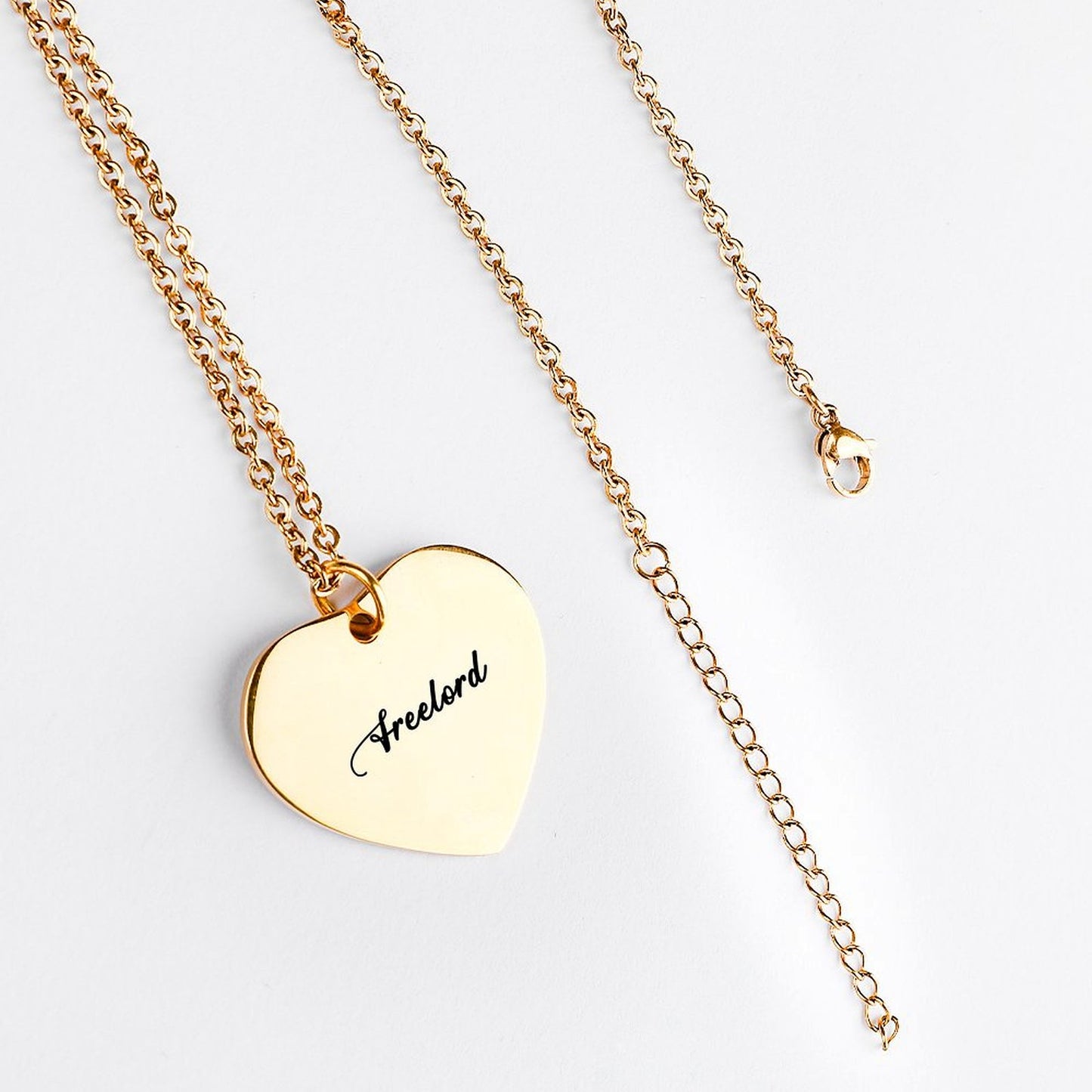 Custom Heart Necklace – Design Your Own