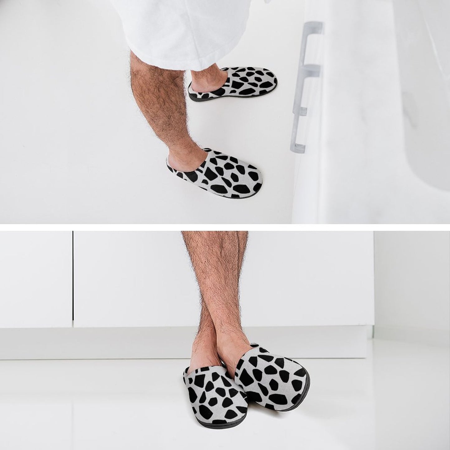 Custom Men's Cotton Slippers – Design Your Own