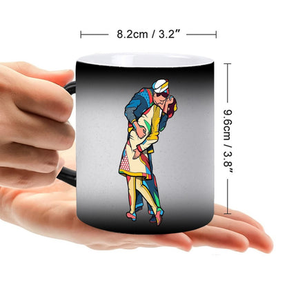 Custom Color Changing Mug with Heart Shaped Handle – Design Your Own