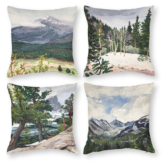 Custom Polyester Pillow Cover Double Sided Printing (4pcs) – Design Your Own