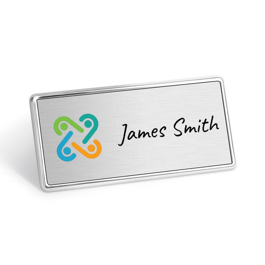 Custom Metal Name Tag – Design Your Own