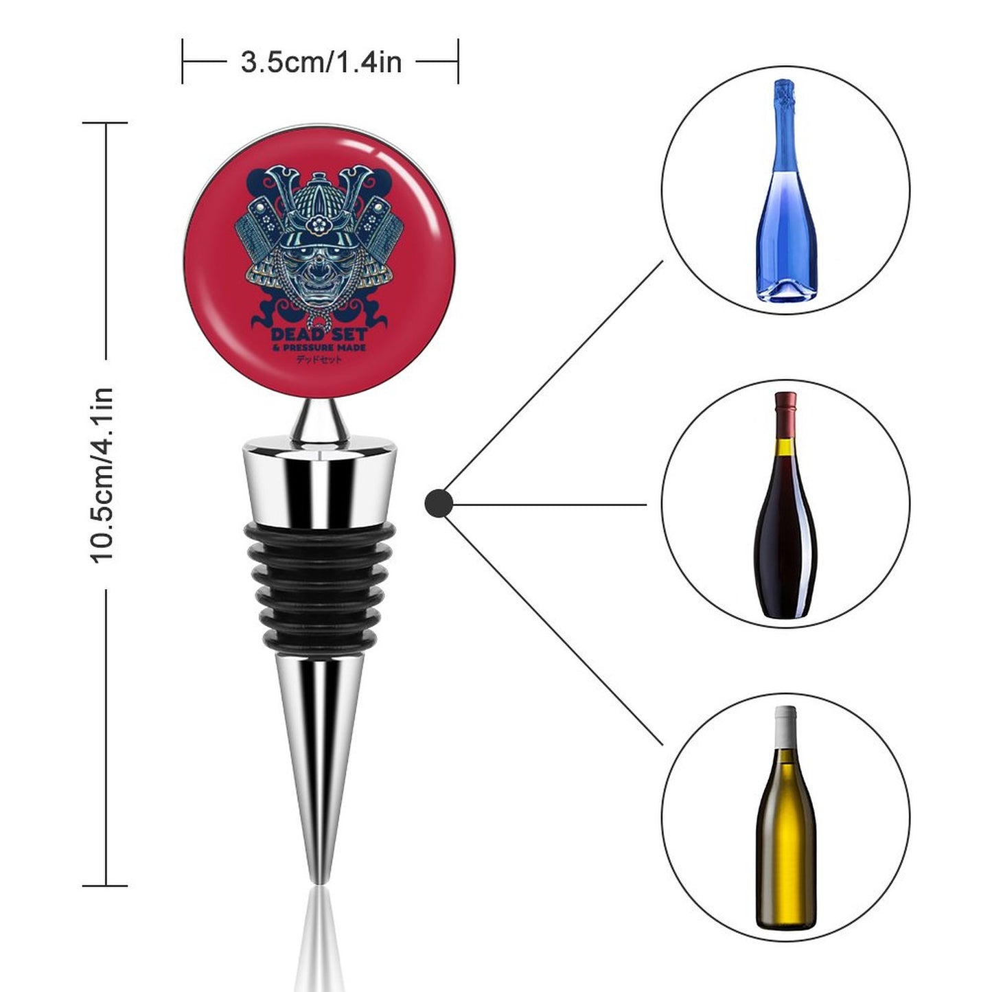 Custom Wine Bottle Stoppers – Design Your Own