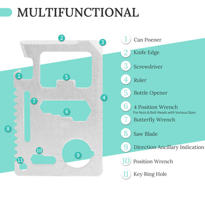 Custom Multi-Function Tool Card – Design Your Own