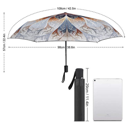 Custom Fully Automatic Umbrella (Inner Black/Outer Printing) – Design Your Own