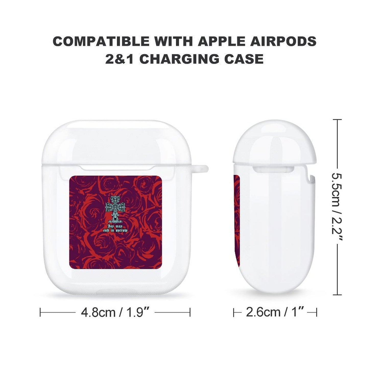 Custom Transparent Apple AirPods Case – Design Your Own