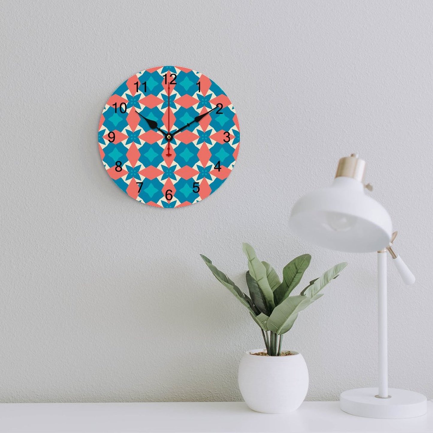 Custom Minimalist PVC Wall Clock – Design Your Own