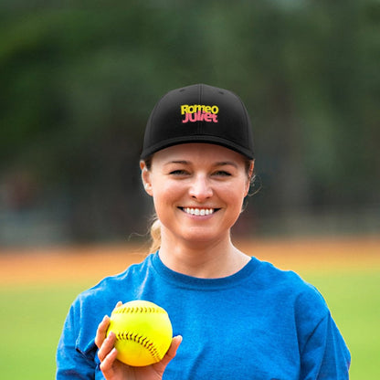 Custom Polyester Curved Rubber Baseball Cap – Design Your Own