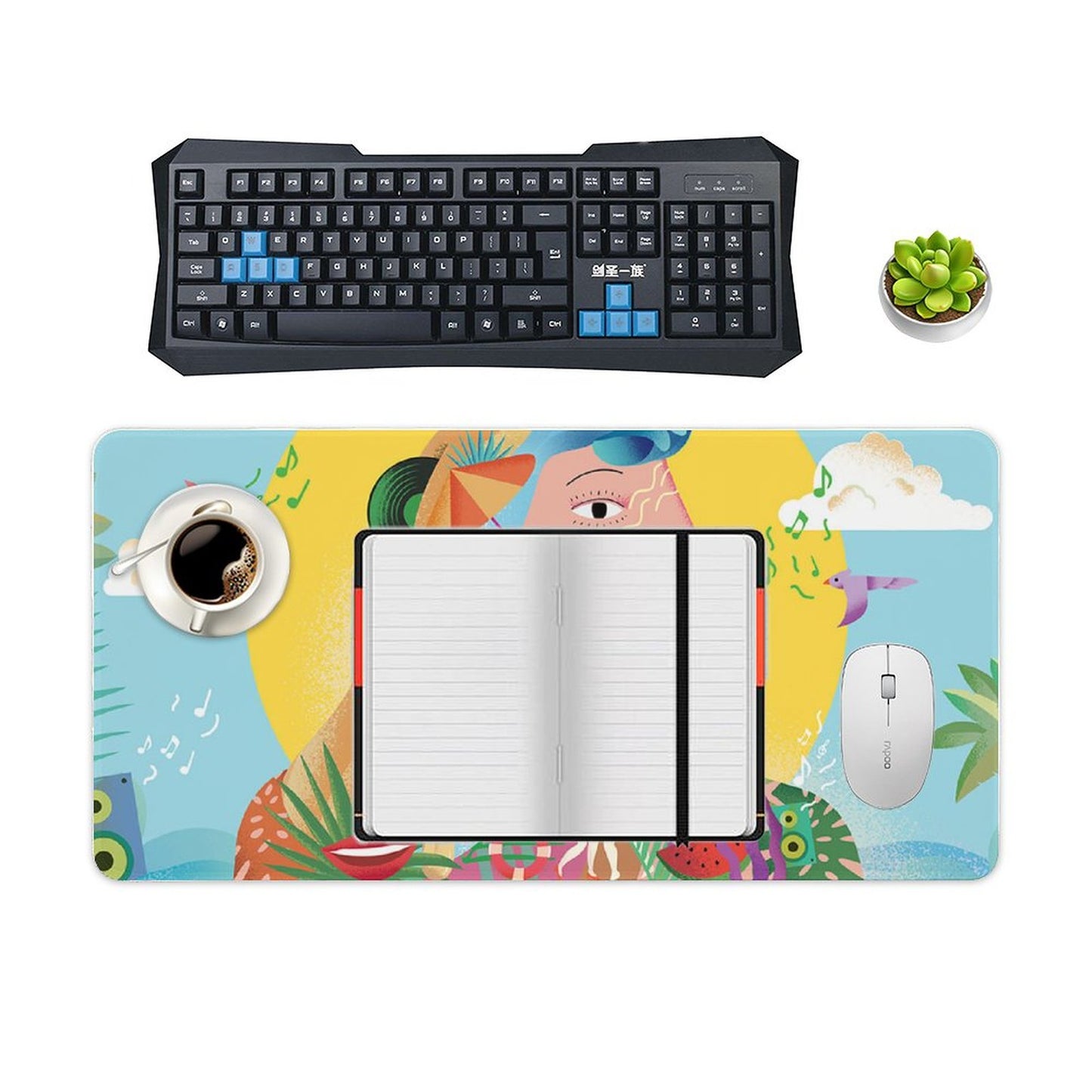 Custom Desk Mat/Mouse Pad (Locked Edge) – Design Your Own