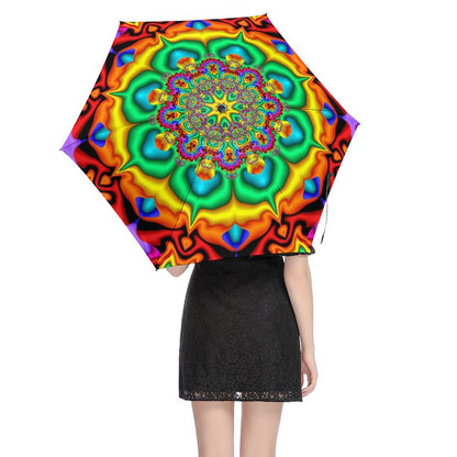 Custom Five-Fold Umbrella (Printed on the Outside/Vinyl on the Inside) – Design Your Own