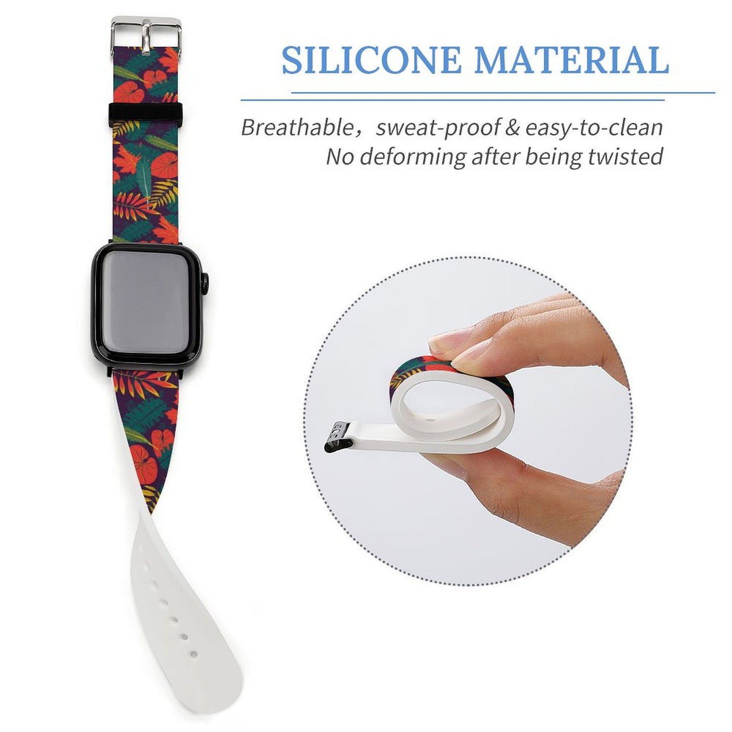 Custom Apple Watch Silicone Strap – Design Your Own