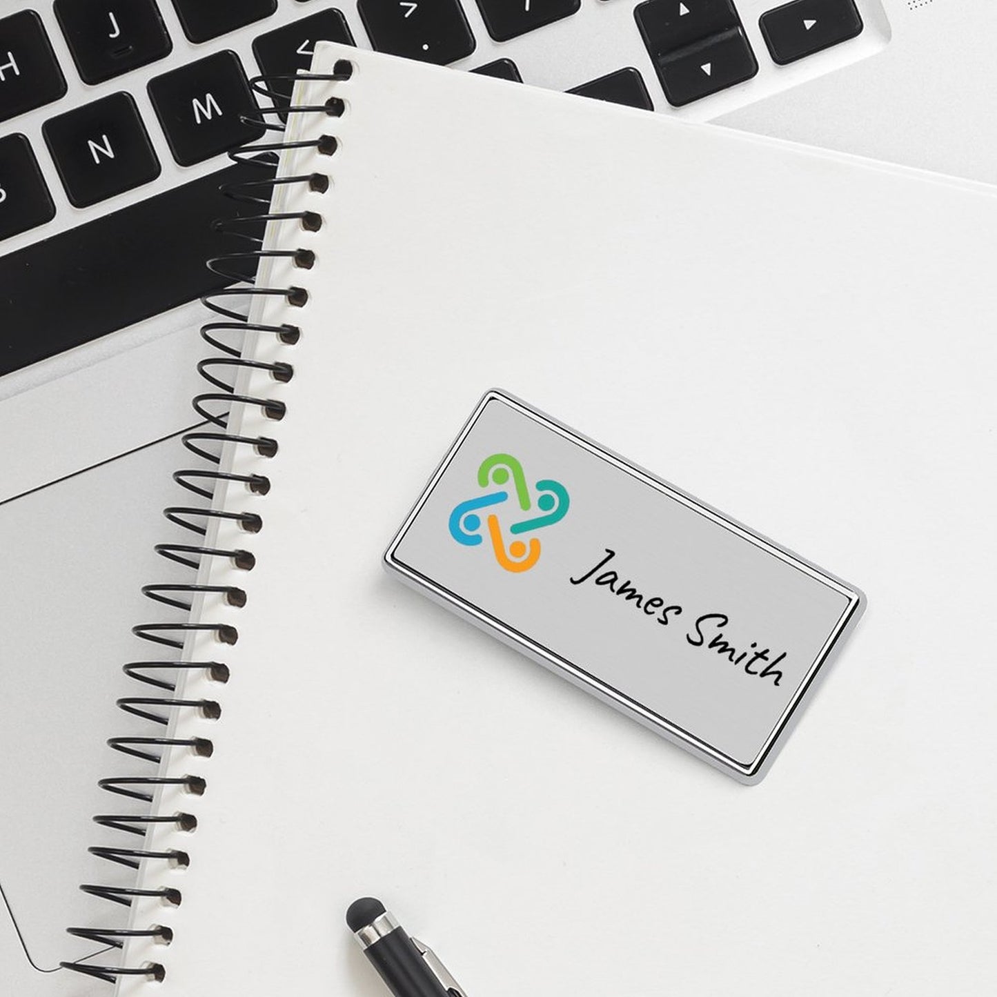 Custom Metal Name Tag – Design Your Own