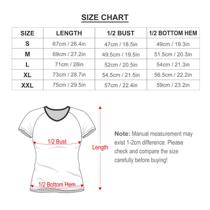 Custom V-neck Short Sleeve T-shirt T01 – Design Your Own