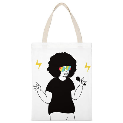 Custom Canvas Tote Bag (Single-Sided Print) – Design Your Own