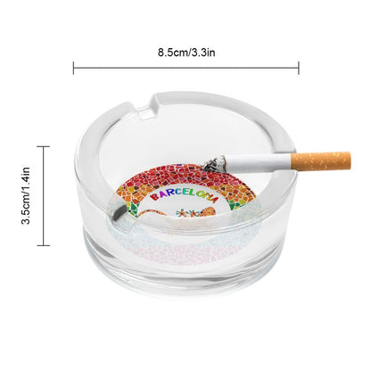 Custom Glass Ashtray – Design Your Own