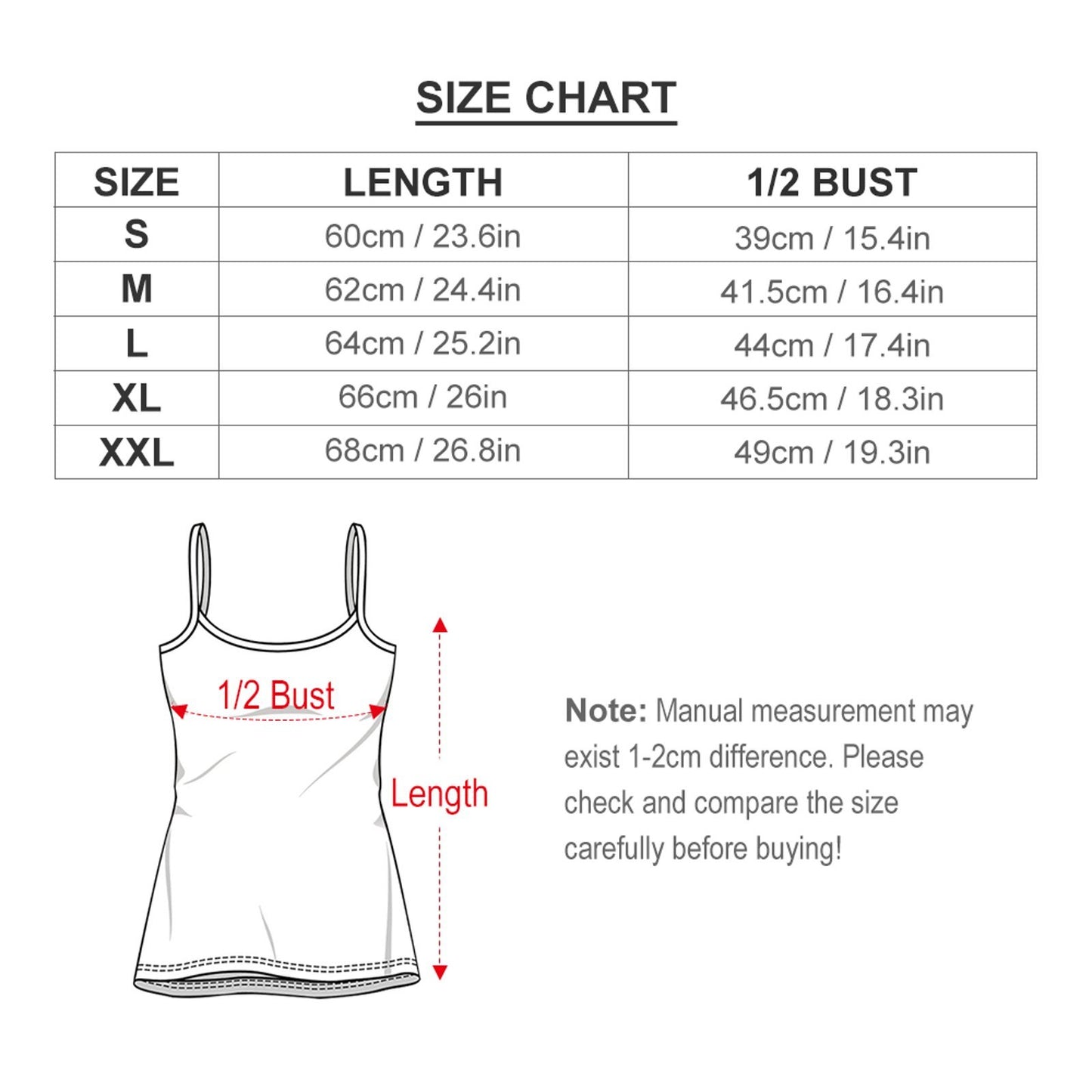 Custom Loose Strap Casual Tank Top – Design Your Own