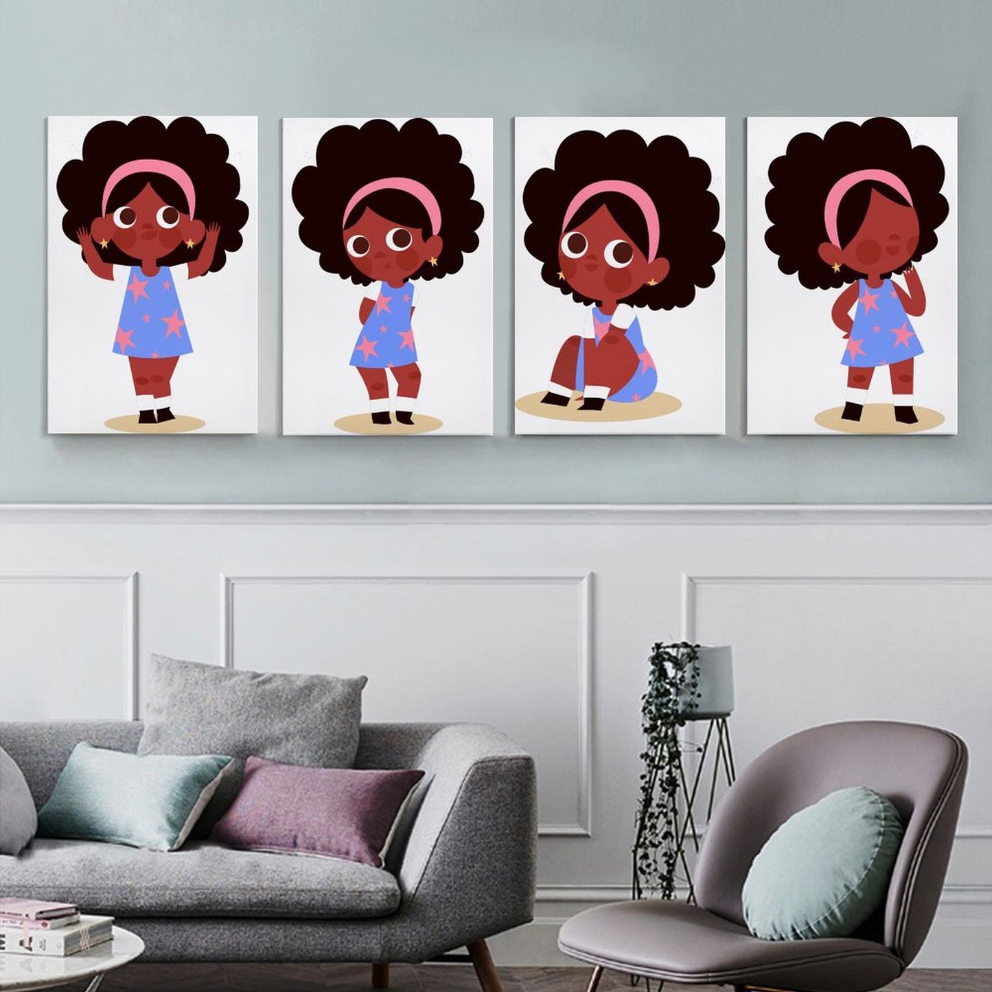 Custom Quadriptych Wall Art (Vertical 2:3 Multi-Image Design) – Design Your Own