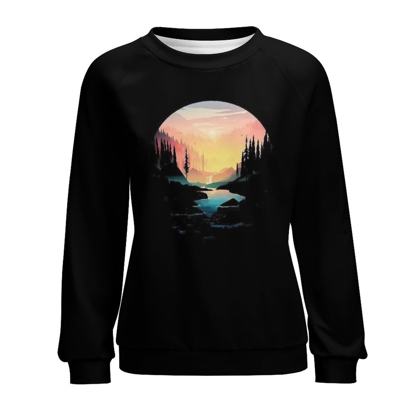 Custom Raglan Crewneck Sweatshirt – Design Your Own