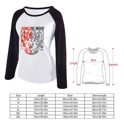 Custom Long Sleeve Raglan T-Shirt – Design Your Own