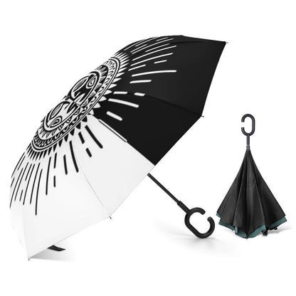 Custom C-Shaped Handle Inverted Umbrella – Design Your Own