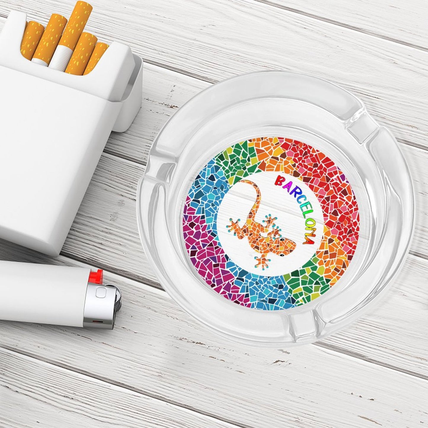 Custom Glass Ashtray – Design Your Own