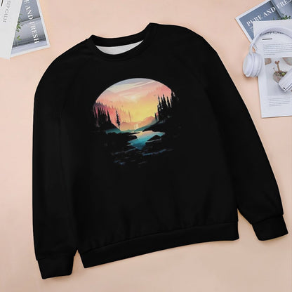 Custom Raglan Crewneck Sweatshirt – Design Your Own