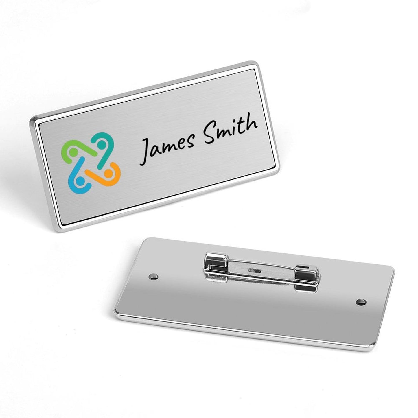 Custom Metal Name Tag – Design Your Own