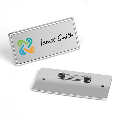 Custom Metal Name Tag – Design Your Own