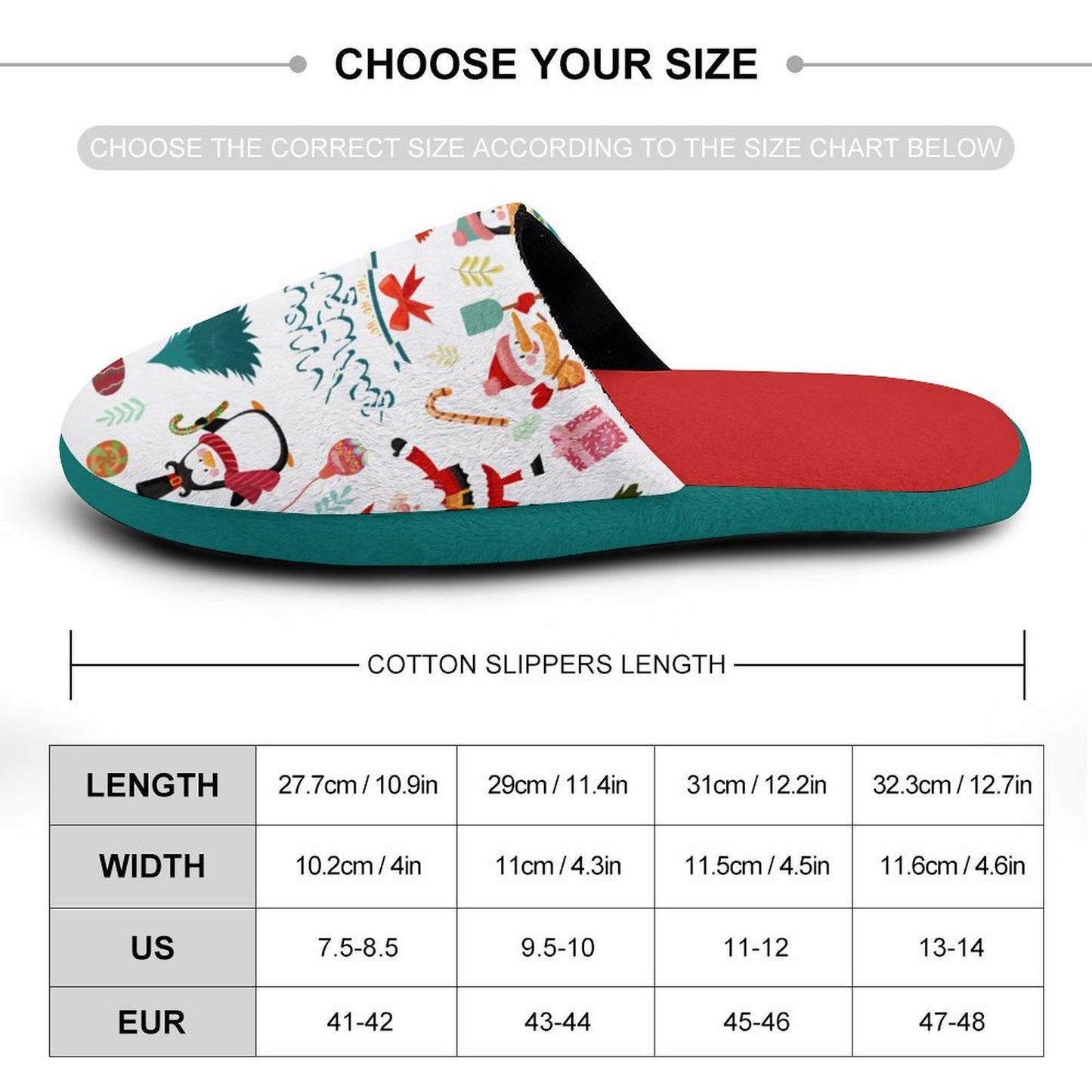 Custom Men's Printed Cotton Slippers – Design Your Own