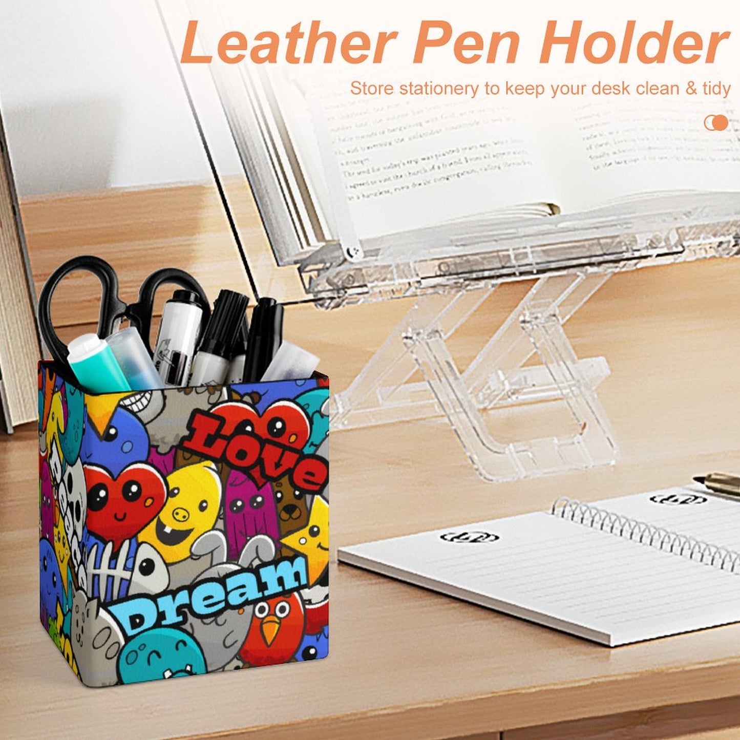 Custom Square Pen Holder – Design Your Own