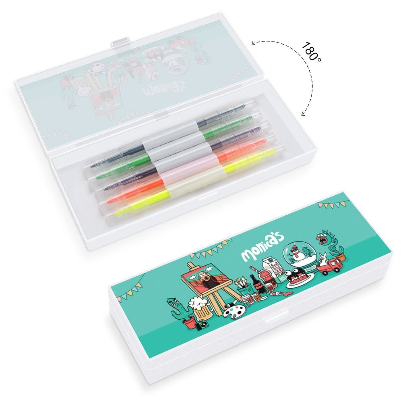 Custom Transparent Pencil Case – Design Your Own