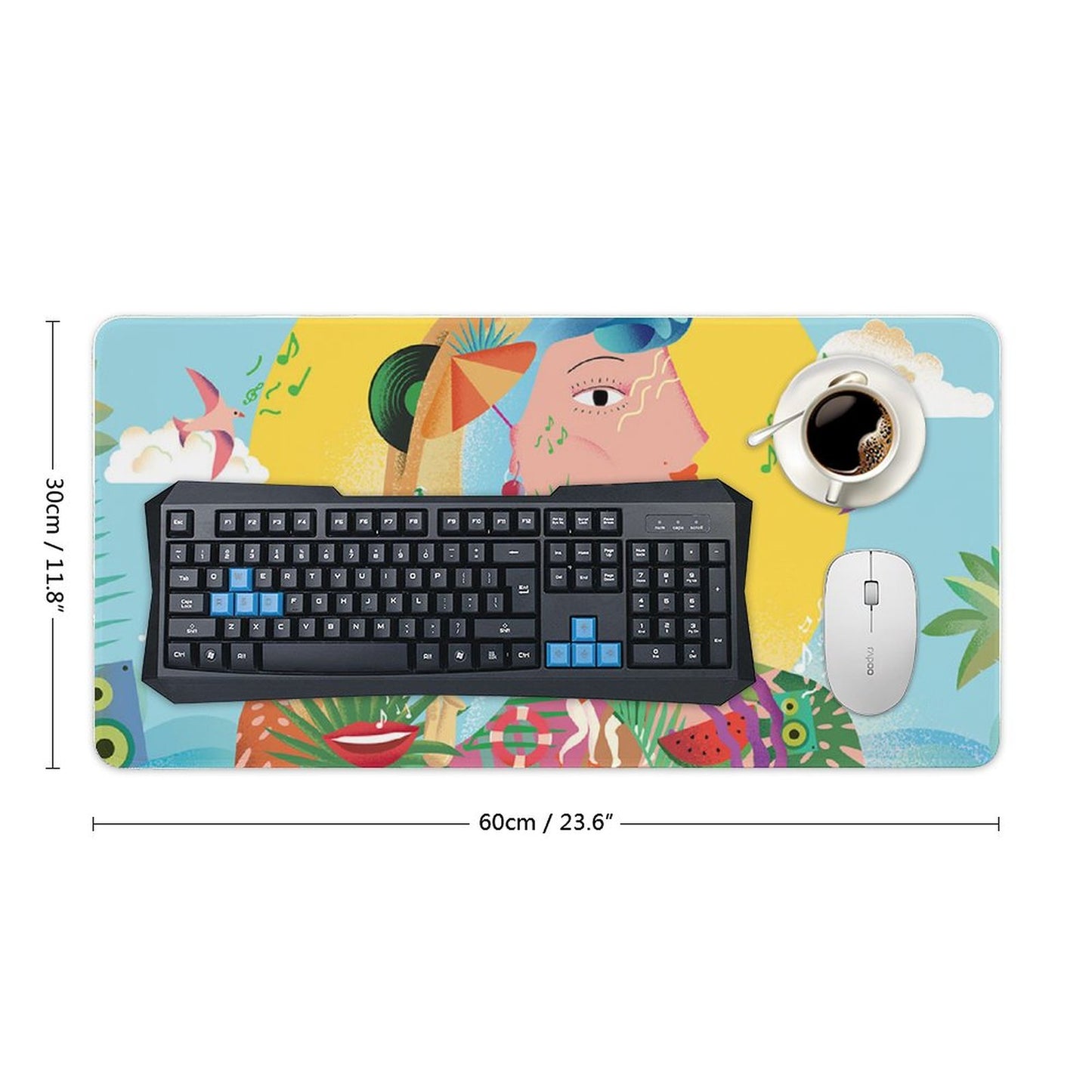 Custom Desk Mat/Mouse Pad (Locked Edge) – Design Your Own