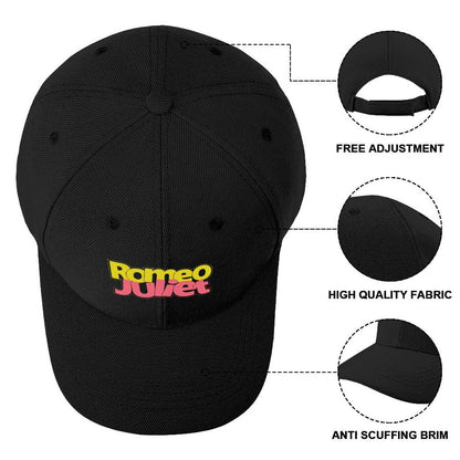 Custom Polyester Curved Rubber Baseball Cap – Design Your Own