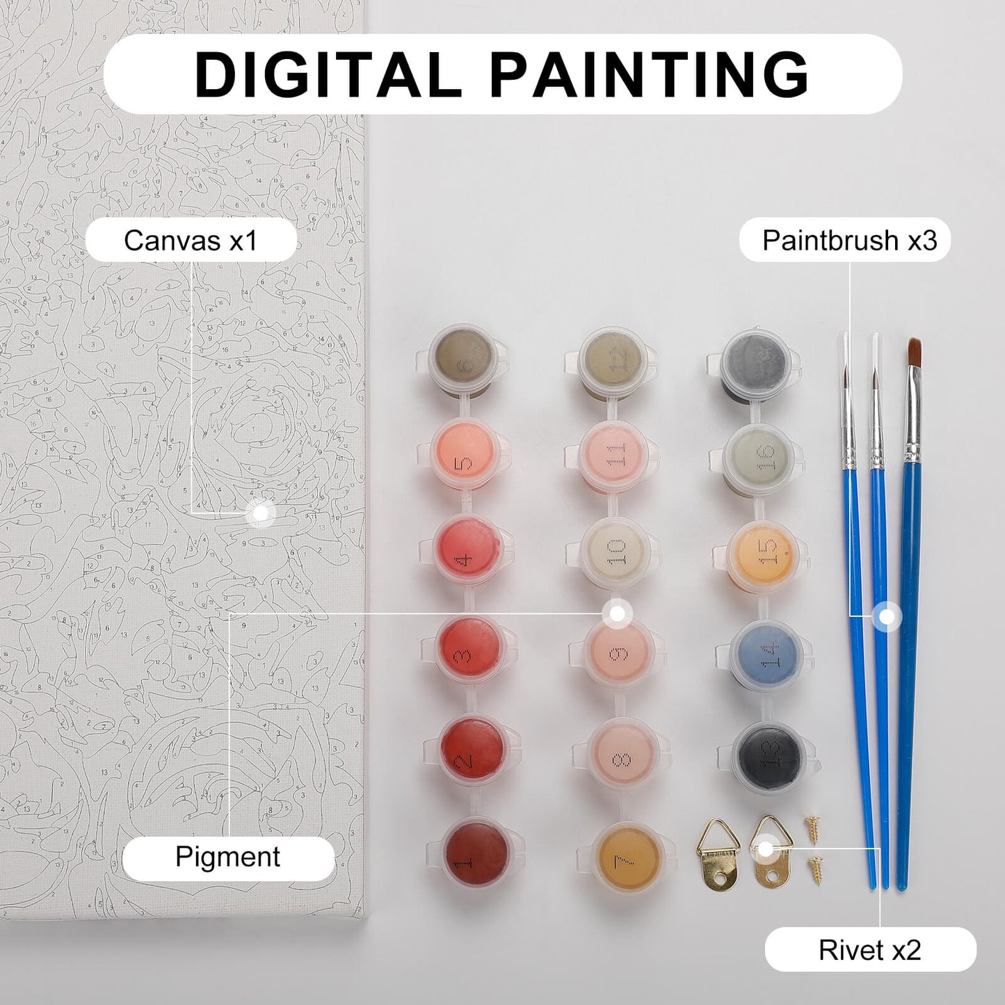 Custom Digital Painting with Frame – Design Your Own