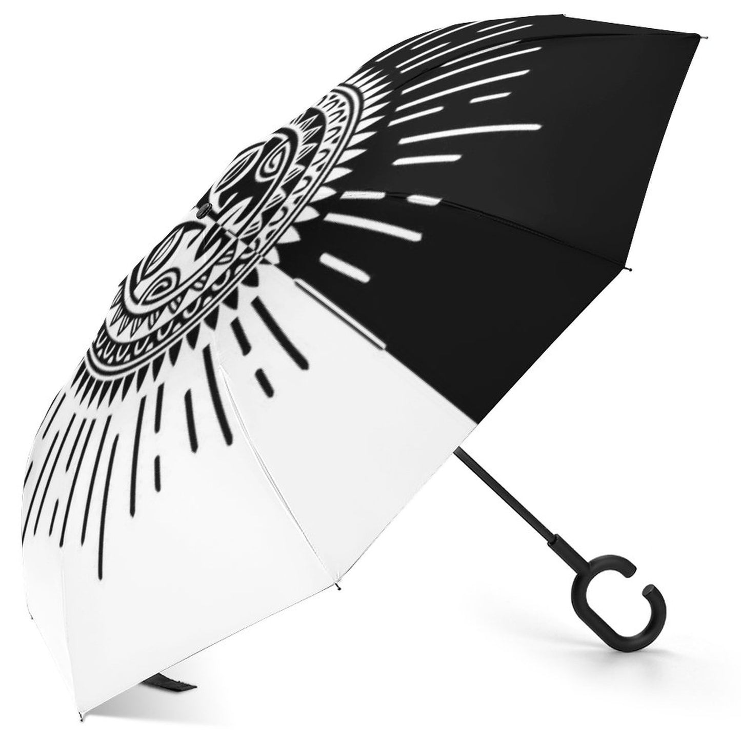 Custom C-Shaped Handle Inverted Umbrella – Design Your Own