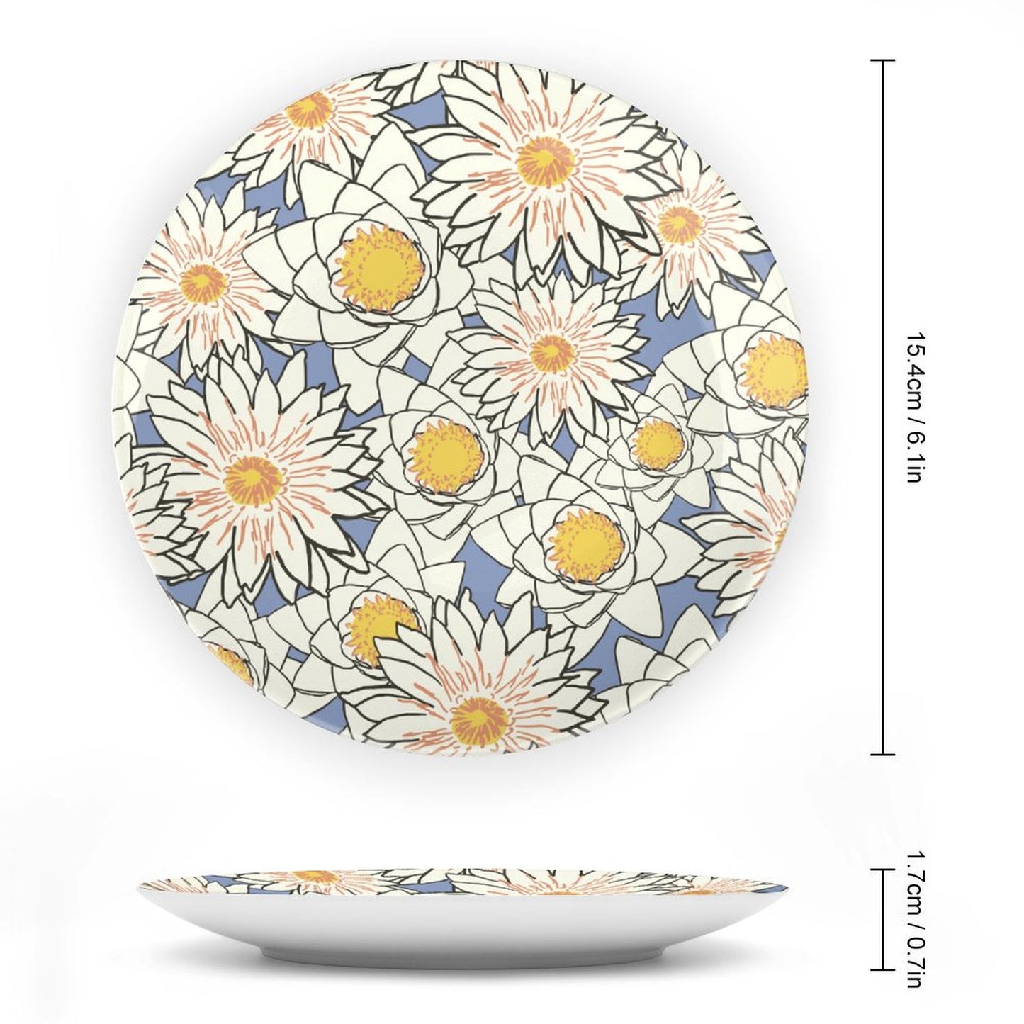 Custom Bone China Decorative Plate – Design Your Own