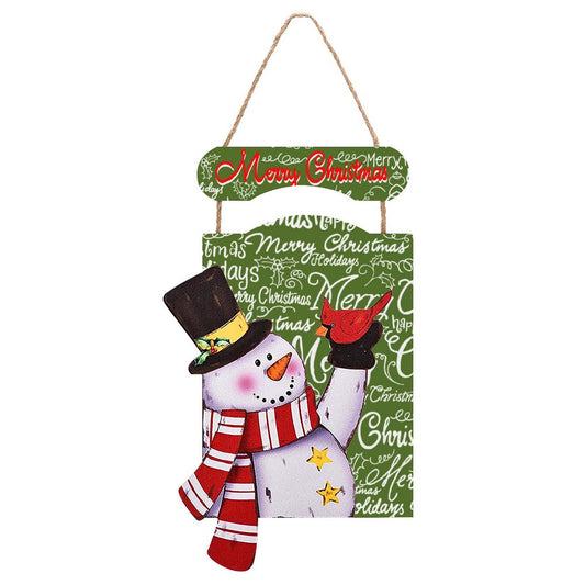 Custom Christmas Snowman Wooden Wall Art – Design Your Own