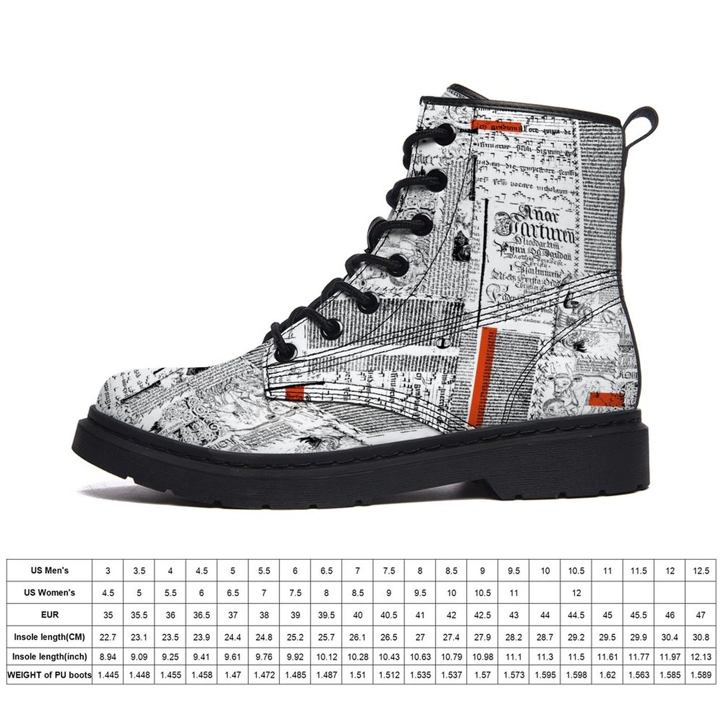 Custom Unisex All Over Print Boots – Design Your Own