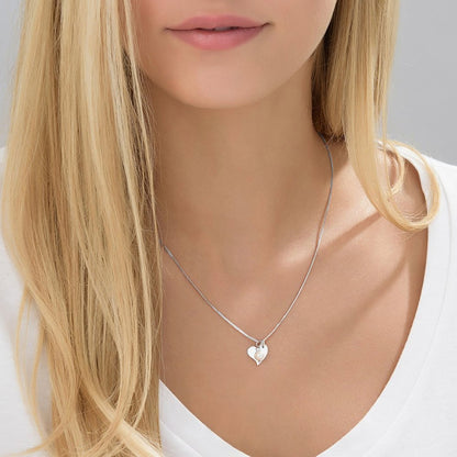 Custom Pearl Heart Necklace – Design Your Own