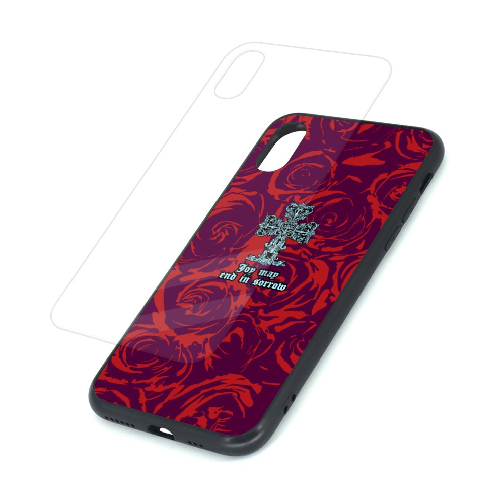 Custom iPhone XS TPU Glass Case – Design Your Own