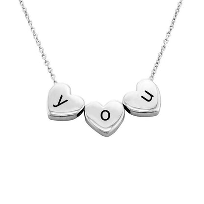 Custom 3D Heart Necklace – Design Your Own